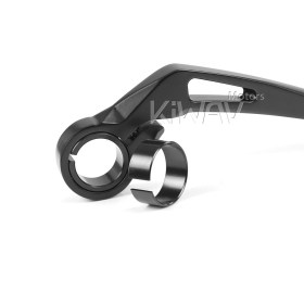 バーエンドミラー　クラシック　黒　クランプ式　7/8や1インチハンドル用