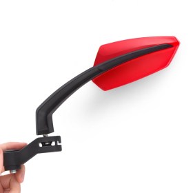 Magazi Tulip red universal motorcycle scooter mirrors