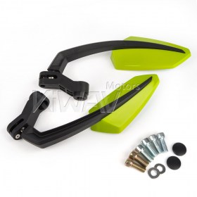Tulip green mirrors for 8/10mm metric bikes