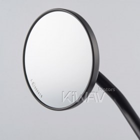 Eclipse black mirrors for 8mm scooters and motorcycles