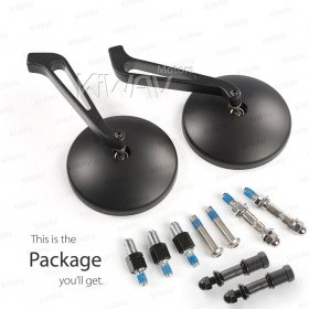 Eclipse black CNC aluminum stem for most Harley Davidson