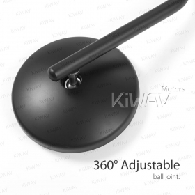 Eclipse black steel short stem compatible with BMW 10mm 1.5 pitch