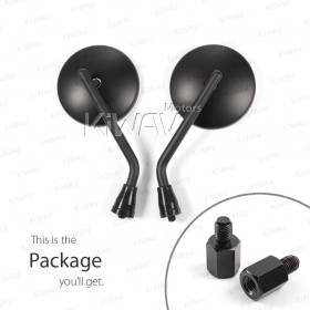 Eclipse black steel short stem compatible with BMW 10mm 1.5 pitch