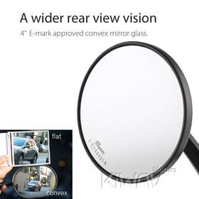 Eclipse black bar end mirrors compatible with BMW
