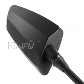 Hawk black mirrors for 8mm scooters and motorcycles