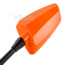 Hawk orange fairing mount mirrors for sportsbike