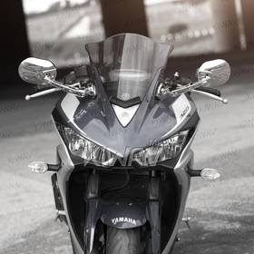 Stark chrome fairing mount mirrors w/ chrome adapter