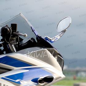 Stark chrome fairing mount mirrors w/ chrome adapter