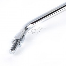 Super chrome Round rear view mirrors fit compatible with 10mm reversed thread YAMAHA scooter
