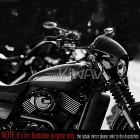 バイクミラー　ウルトラ　クロム　5/16"-24　ハーレー　Street 500/750用