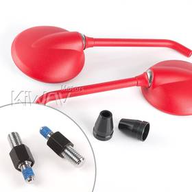 Roundie red mirrors compatible with BMW