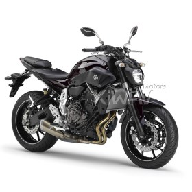 Orca silver & black mirrors for M10 metric bike