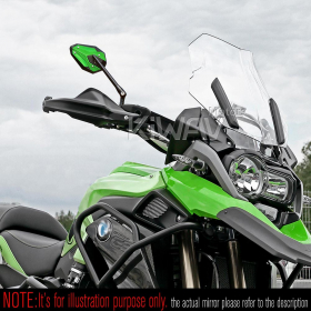 ViperII all green rear view mirrors compatible with most BMW