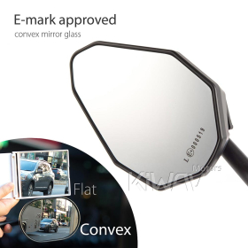 ViperII black mirrors compatible with Harley Davidson Street 500/750