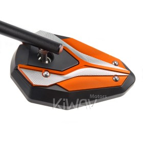 ViperII orange mirrors compatible with Harley Davidson Street 500/750