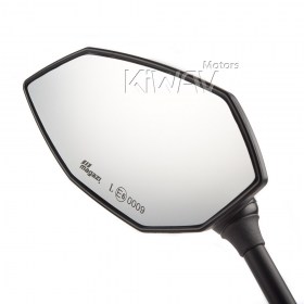Lucifer black LED mirrors for M10 metric bike