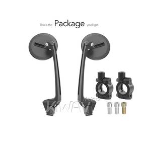 Ojo black mirrors universal fit for Ebikes, bicycles A PAIR