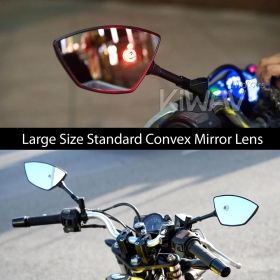 バイク用死角検知システム(BSD)付きバイクミラー　レッドライン　M10 M8　バイクとスクーターに汎用