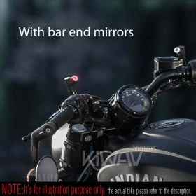 バイク用死角検知システム(BSD)　LED指示器のみ　ハーレーストリート500/750に適用