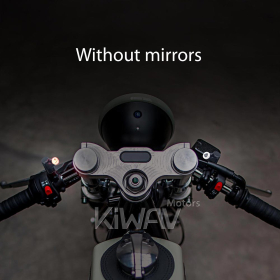 BSDII blind spot detection system with LED indicators for M8/M10 mirror bolts