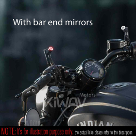 バイク用死角検知システム(BSD)　車線変更アシスト(LCA)　79GHz　LED指示器のみ　M10 1.5ピッチ BMWに適用
