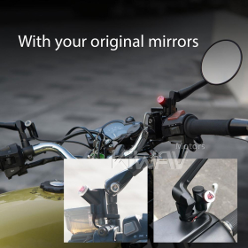 バイク用死角検知システム(BSD)　車線変更アシスト(LCA)　79GHz　LED指示器のみ　M10 1.5ピッチ BMWに適用