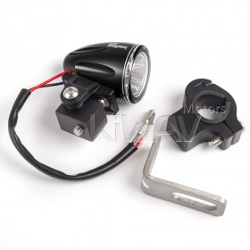 Explorer anodized black auxiliary LED light