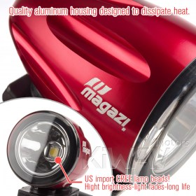 Explorer anodized auxiliary LED light 5 colors