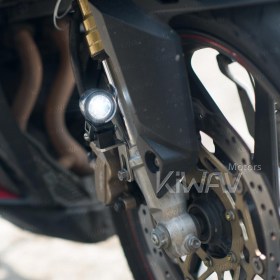 Explorer anodized silver auxiliary LED light