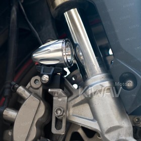 Explorer anodized silver auxiliary LED light