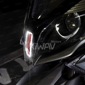 LEDフェアリングライト　赤　Kymco Downtown 350i 250iに適用