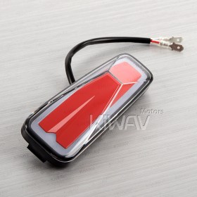 LEDフェアリングライト　赤　Kymco Downtown 350i 250iに適用