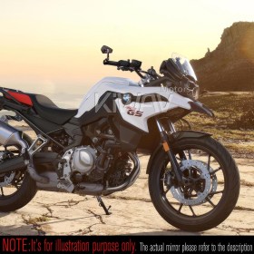 Blade black bar end mirrors compatible with BMW M10 threaded handlebar