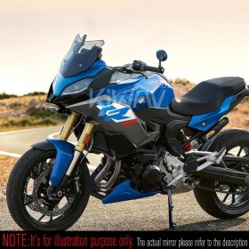 Aura blue bar end mirrors compatible with BMW M10 threaded handlebar