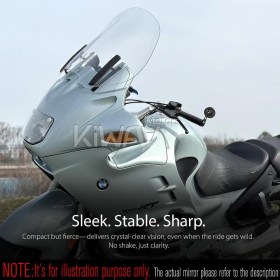 Orbii black bar end mirror a piece compatible with BMW M8 threaded handlebar