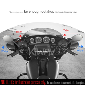 PalmII chrome for M10 metric bike & Harley Davidson