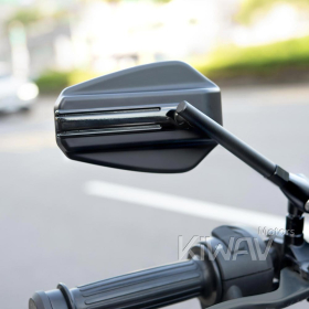 Emperor black mirrors compatible with Harley Davidson & M10 metric bike