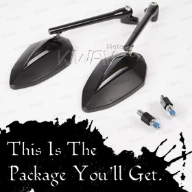 Venom black mirrors compatible with Harley Davidson Street 500/750