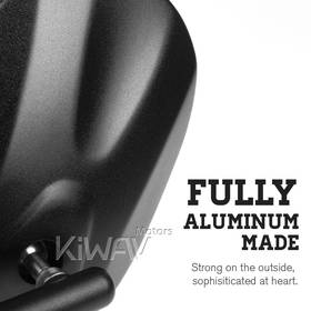 Stark black bar end mirrors for 7/8, 1, 1-1/4 Inch hollow handlebar