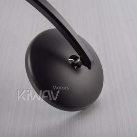 Eclipse black heavy weight bar end mirrors compatible with Harley Sportster S Nightster 2021-