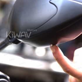 TPMS tire pressure monitoring system with Buck mirrors compatible with Harley Street 500/750