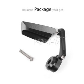 Leap black bar end mirror RH compatible with Harley Sportster S Nightster 2021-