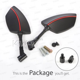 Redline mirrors compatible with BMW