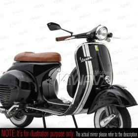CleaverII black for 8mm scooters and motorcycles