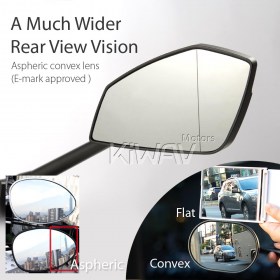 CleaverII black for 8mm scooters and motorcycles