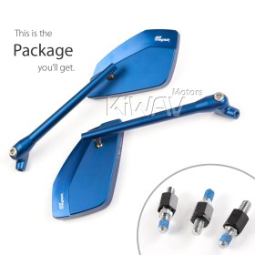 CleaverII blue for 8mm scooters and motorcycles