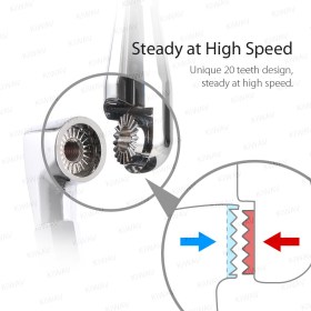 CleaverII chrome for 8mm scooters and motorcycles