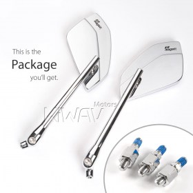 CleaverII chrome for 8mm scooters and motorcycles