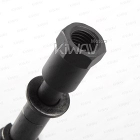 Black mirror adapter compatible with Harley Davidson to use 10MM motorcycle mirror