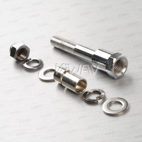 chrome mirror adapter compatible with Harley Davidson to use 10MM motorcycle mirror